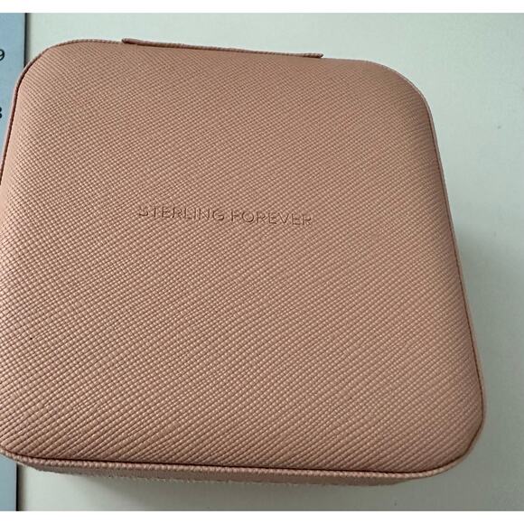 Sterling Forever Chic Travel Jewelry Case - NWT - Top Holiday Gift - Rose Color - Picture 5 of 5